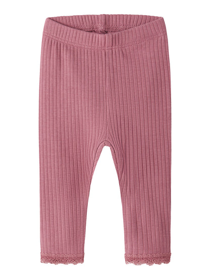 Name it Leggings gerippt aus Bio-Baumwolle