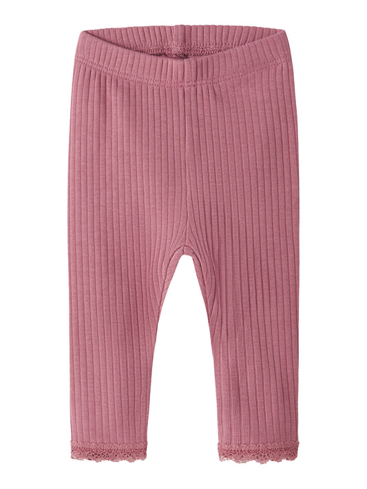 Name it Leggings gerippt aus Bio-Baumwolle