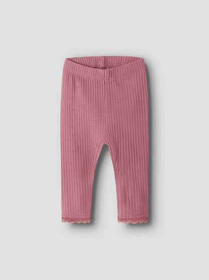 Name it Leggings gerippt aus Bio-Baumwolle