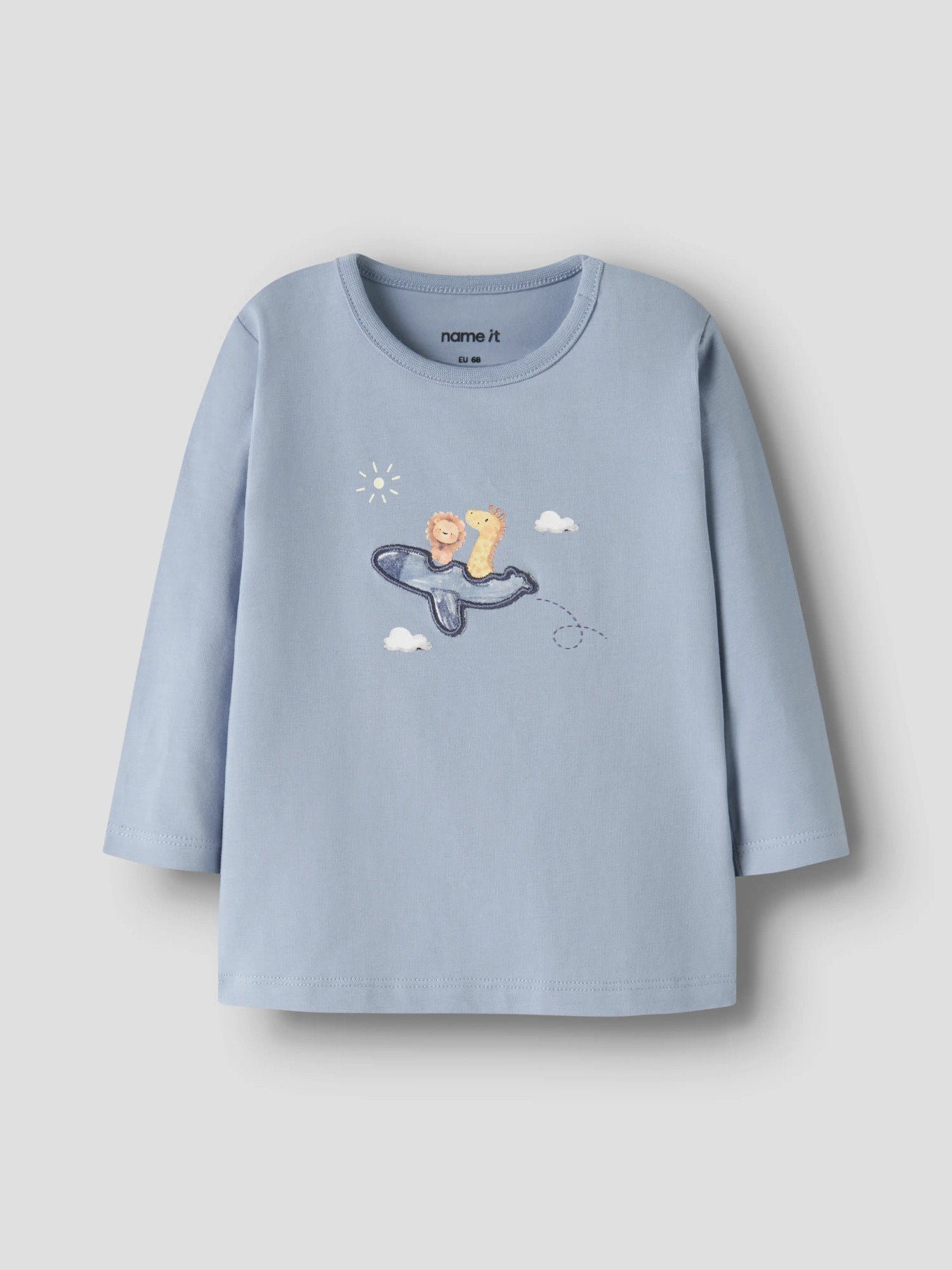 Name it Langarmshirt mit süßem Tierprint