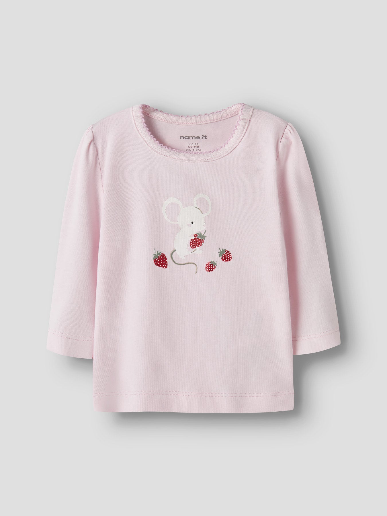 Name it Langarmshirt mit Mäuseprint aus Bio-Baumwolle