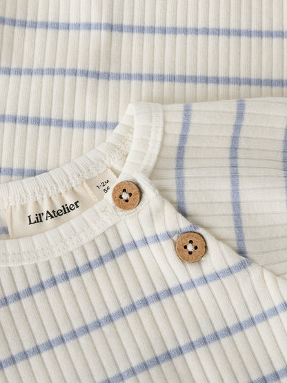 Lil'Atelier Body Kurzarm gestreift aus Bio-Baumwolle