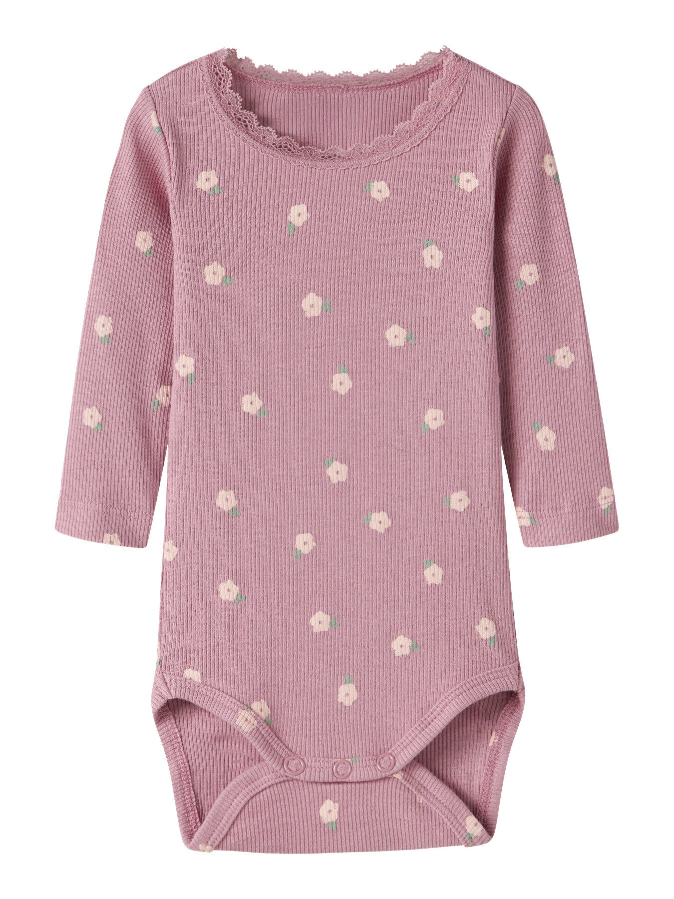Name it Body Langarm mit kleinem Blümchenprint