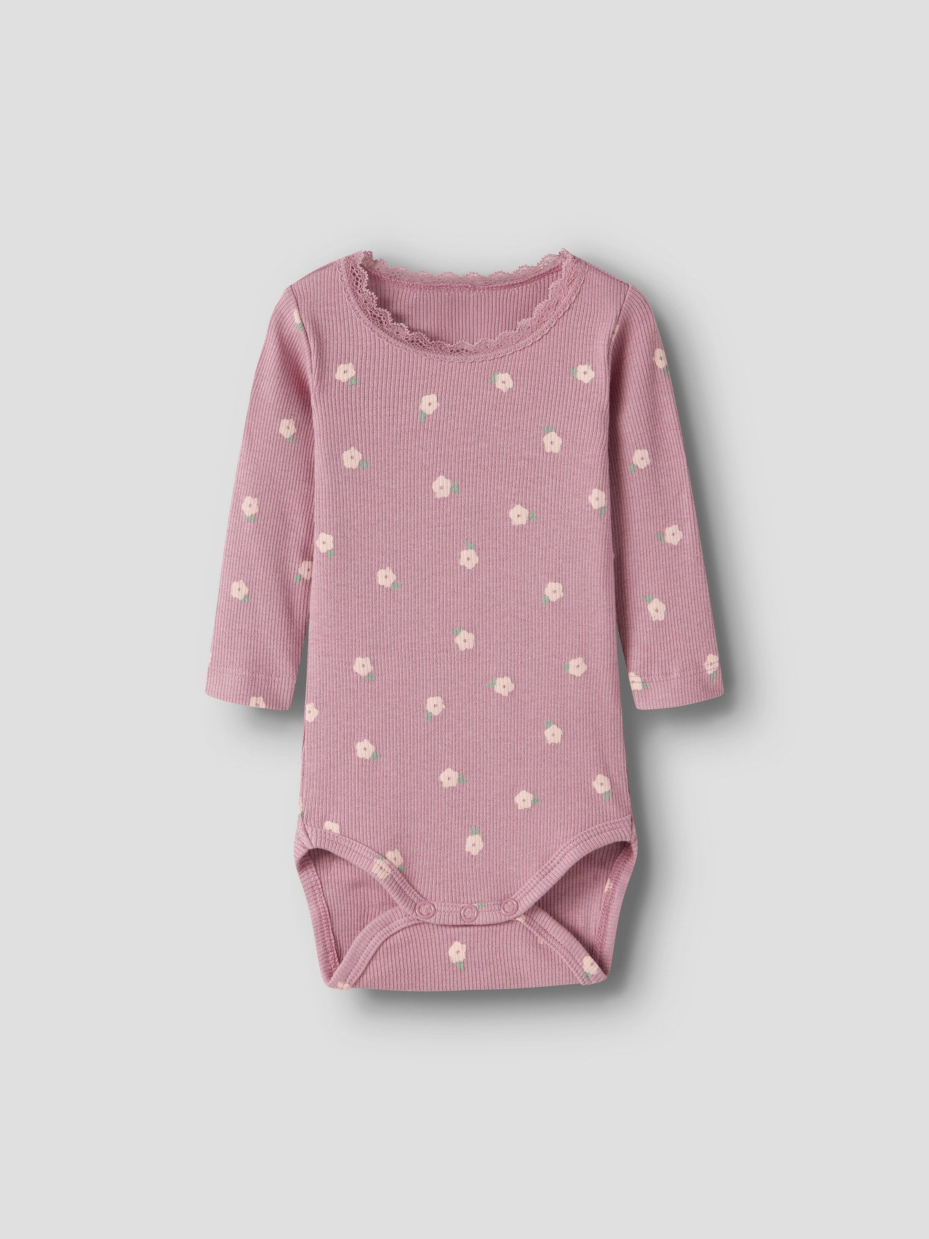 Name it Body Langarm mit kleinem Blümchenprint