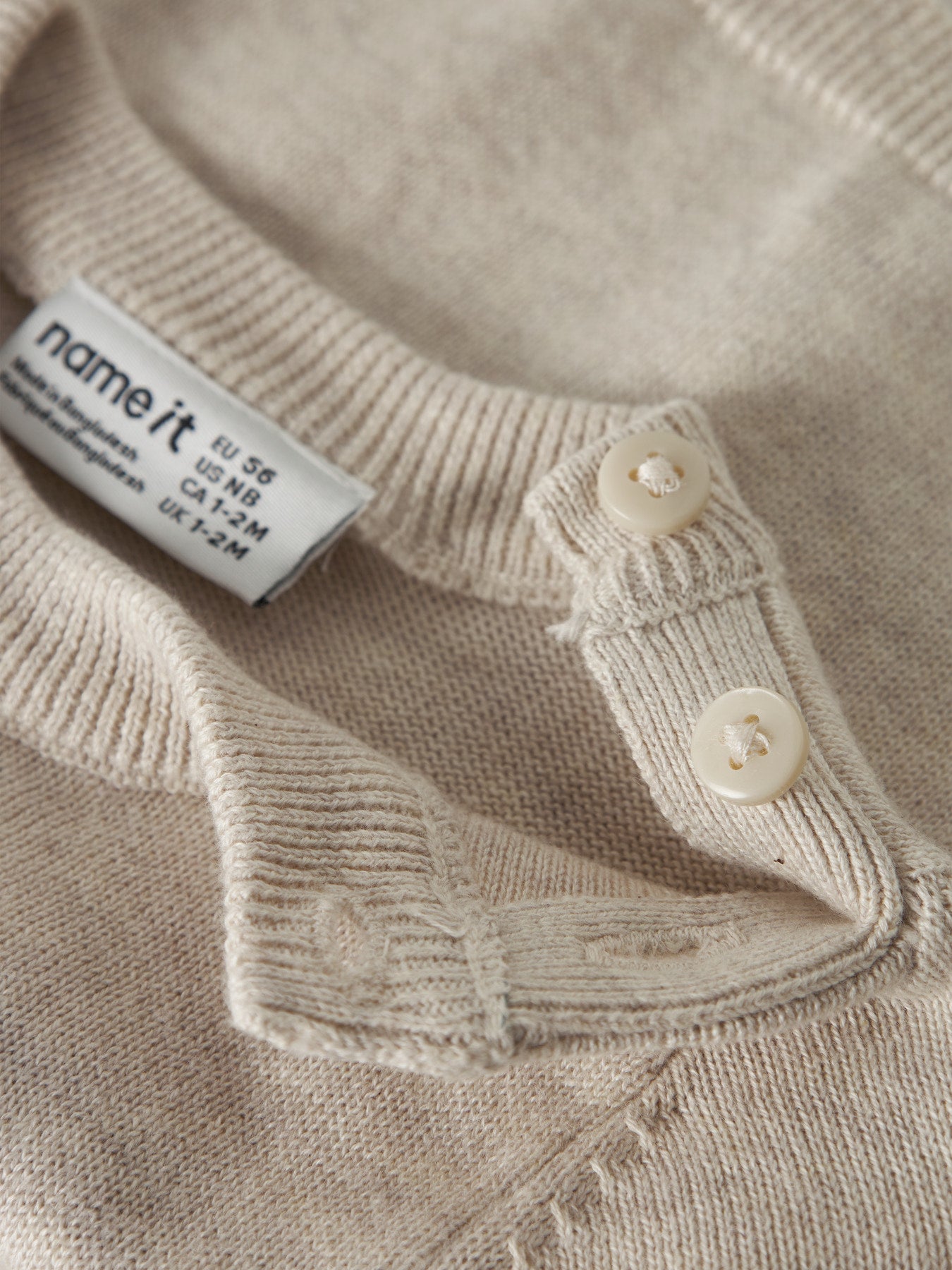 Name it Strickpullover mit Kuh aus Bio-Baumwolle