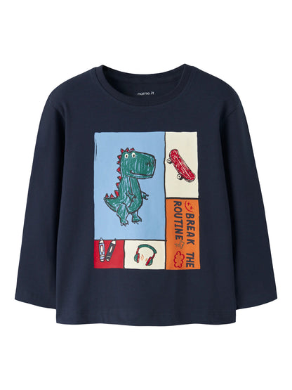 Name it Langarmshirt mit Dinoprint
