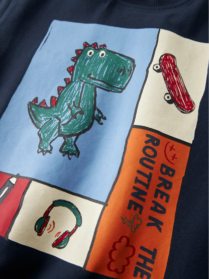Name it Langarmshirt mit Dinoprint