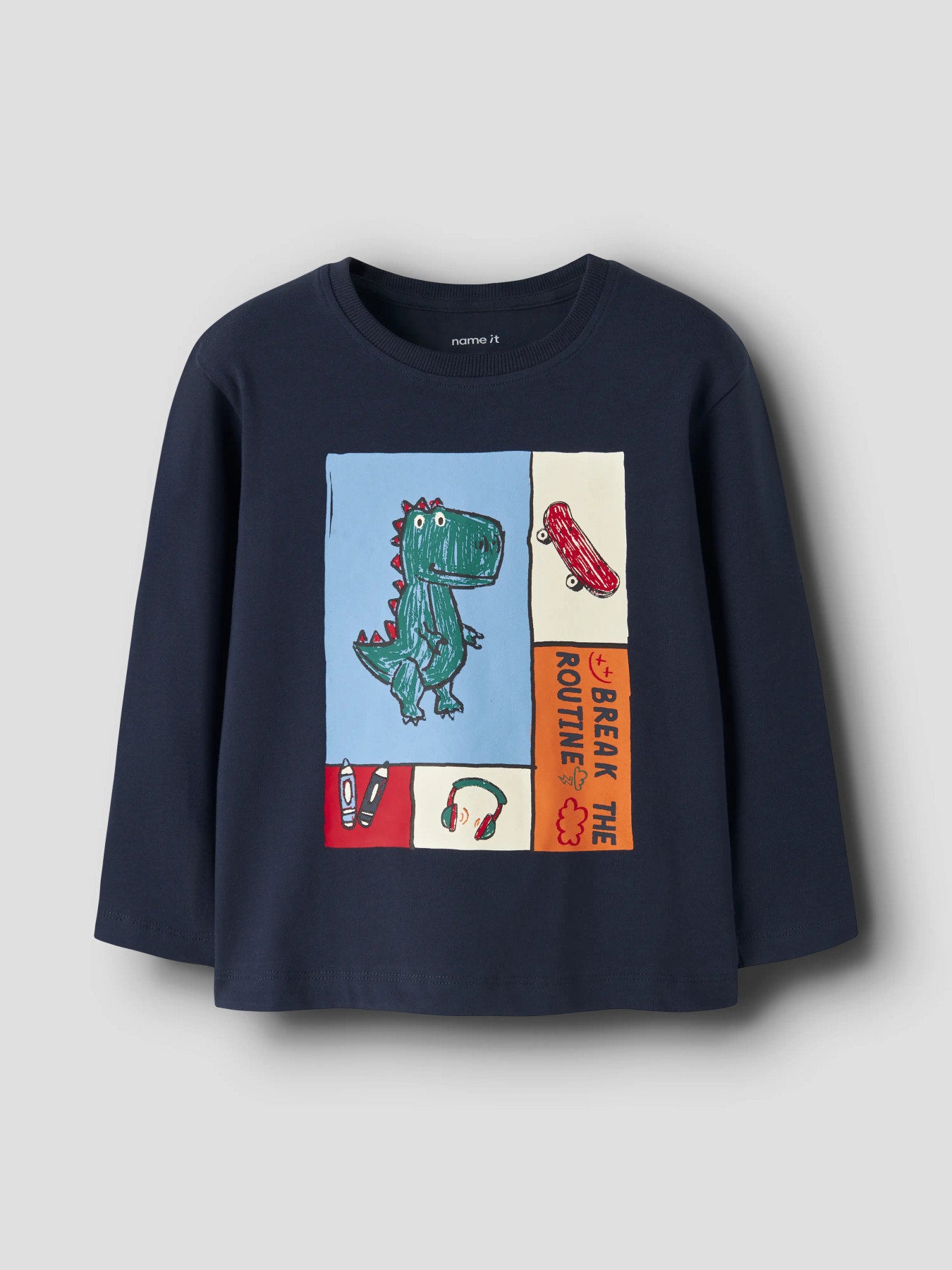 Name it Langarmshirt mit Dinoprint