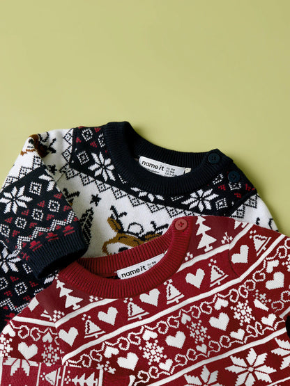 Name it Weihnachtspullover Baby