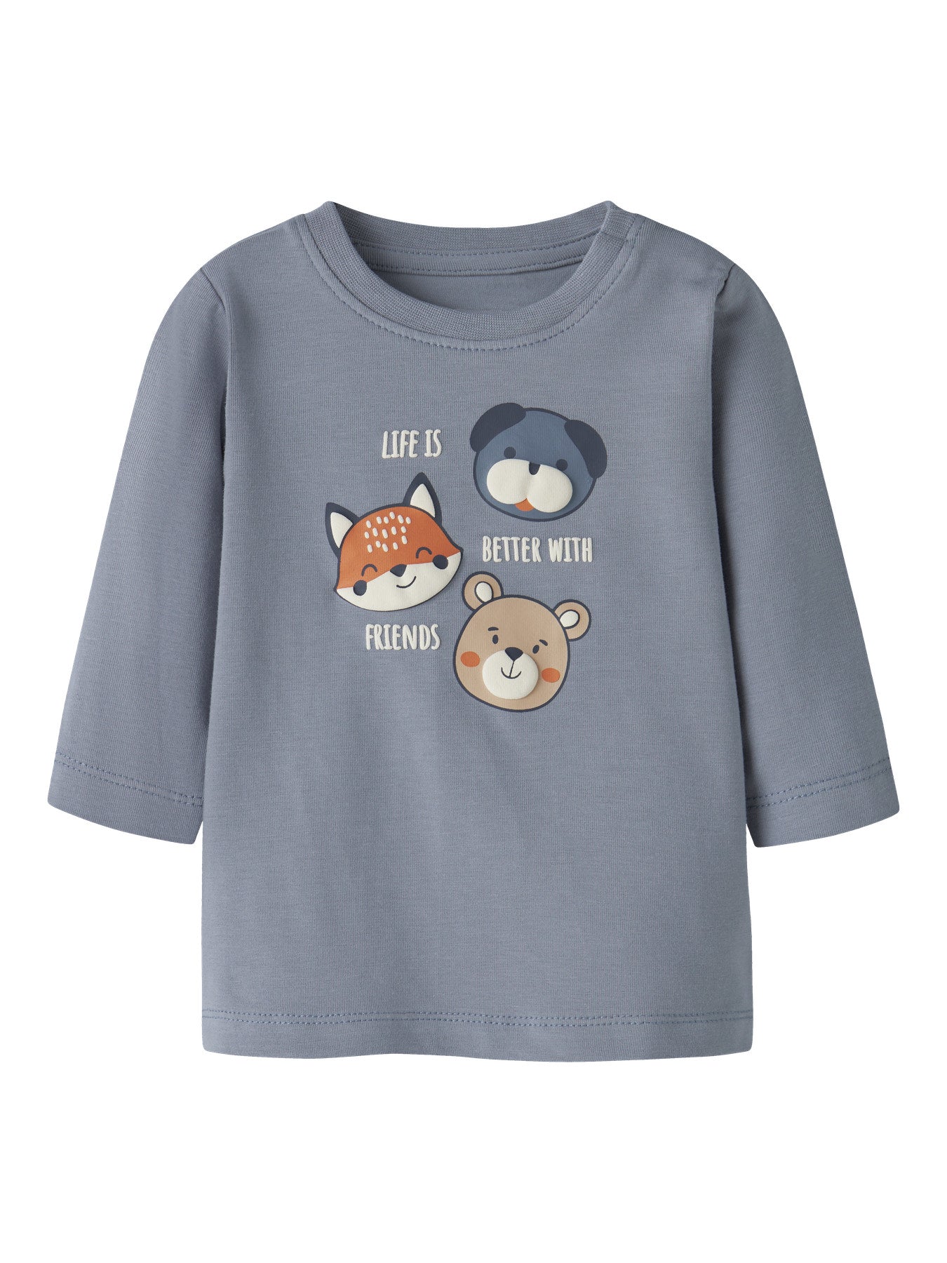 Name it Langarmshirt mit Tierfreunden