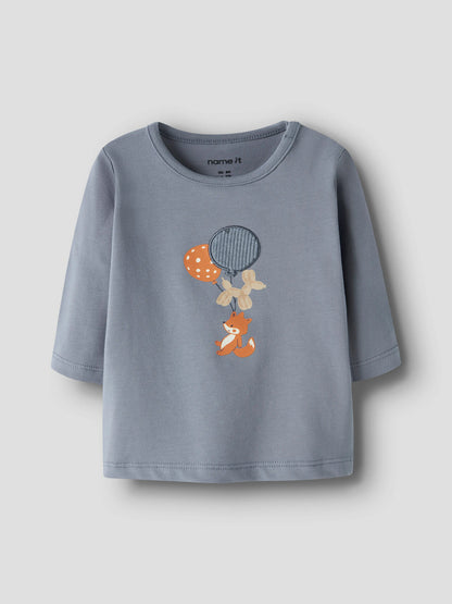 Name it Langarmshirt mit Luftballon-Applikation