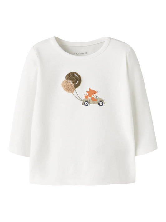 Name it Langarmshirt mit Luftballon-Applikation