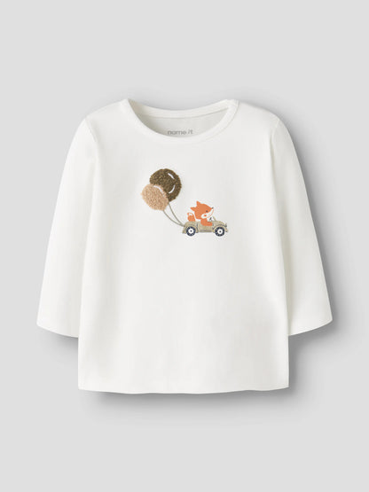 Name it Langarmshirt mit Luftballon-Applikation