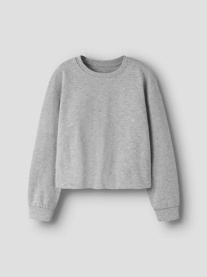 Name it Sweatshirt mit Strasssteinen