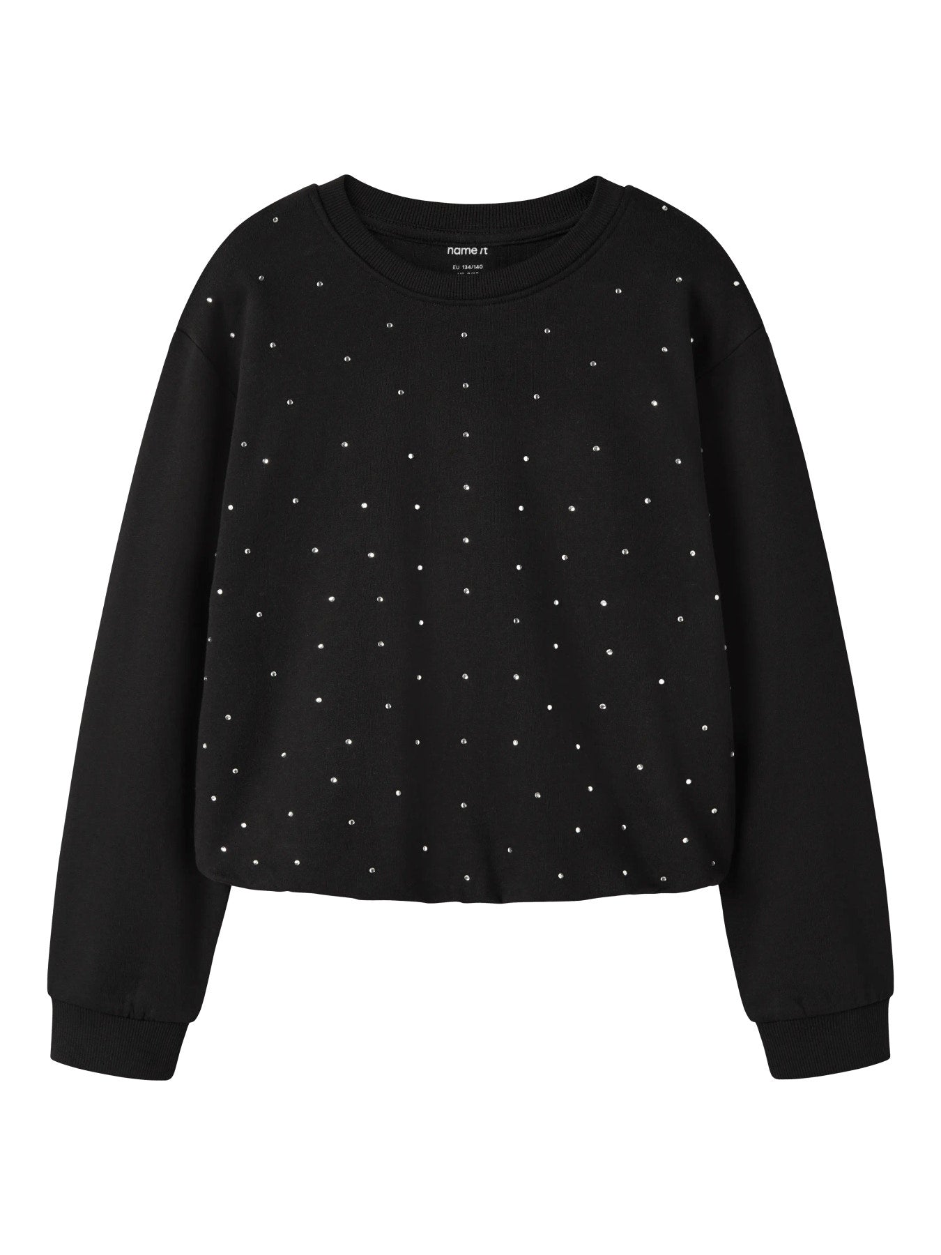 Name it Sweatshirt mit Strasssteinen