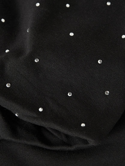 Name it Sweatshirt mit Strasssteinen
