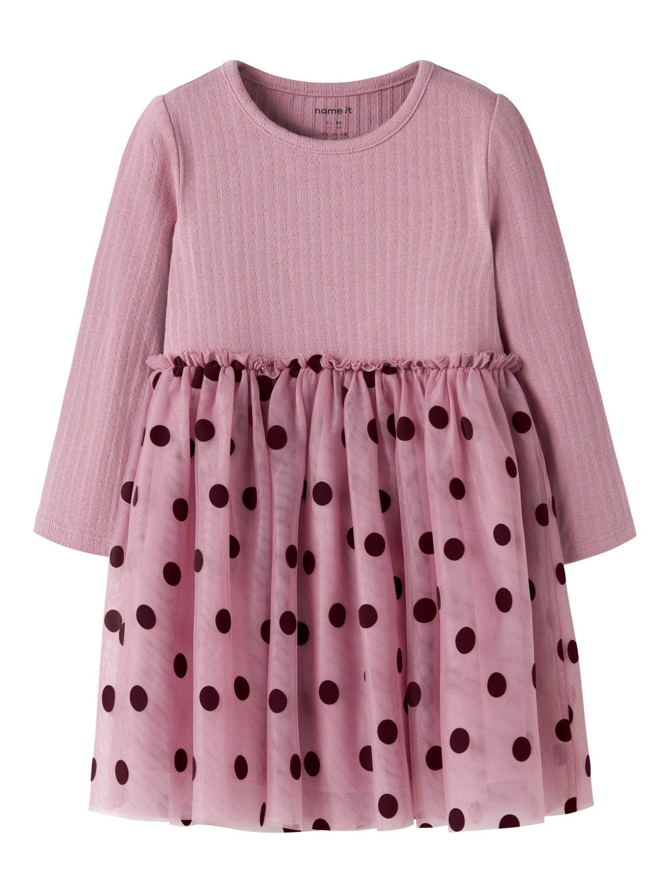 Name it Langarmkleid mit Tüllrock