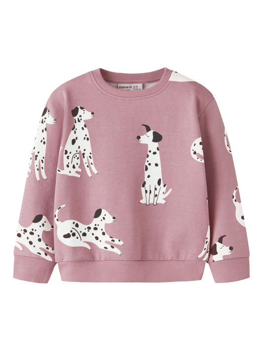Name it Sweatshirt mit Hundeprint