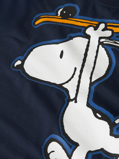 Name it Langarmshirt mit Snoopy-Print