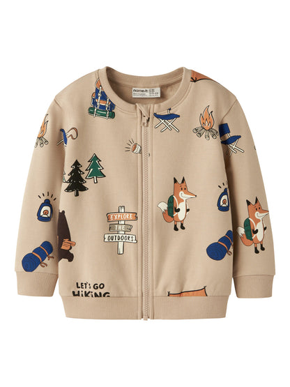 Name it Sweatjacke Oswald mit Alloverprint