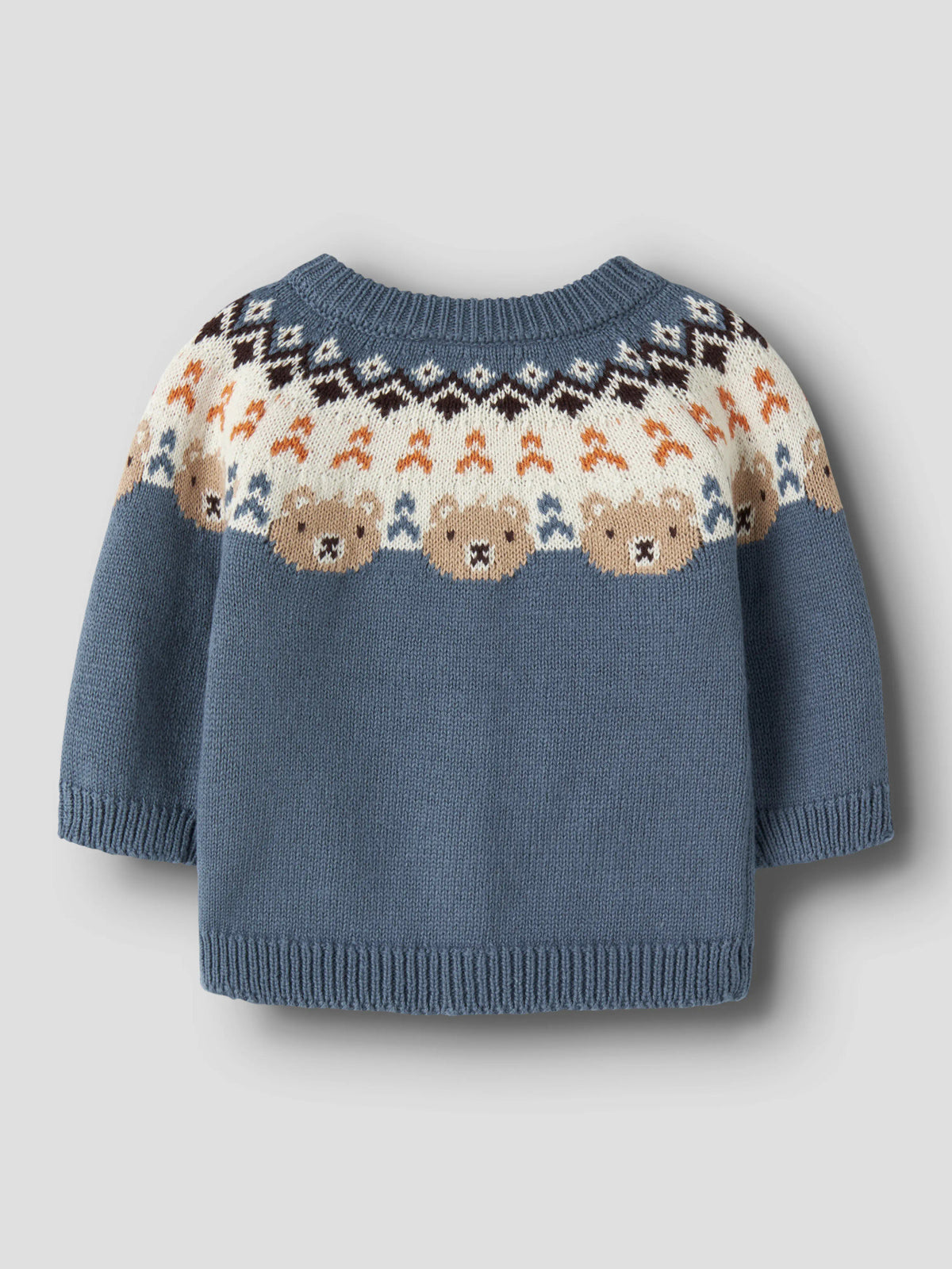 Name it Strickjacke mit Jacquard-Muster aus Bio-Baumwolle