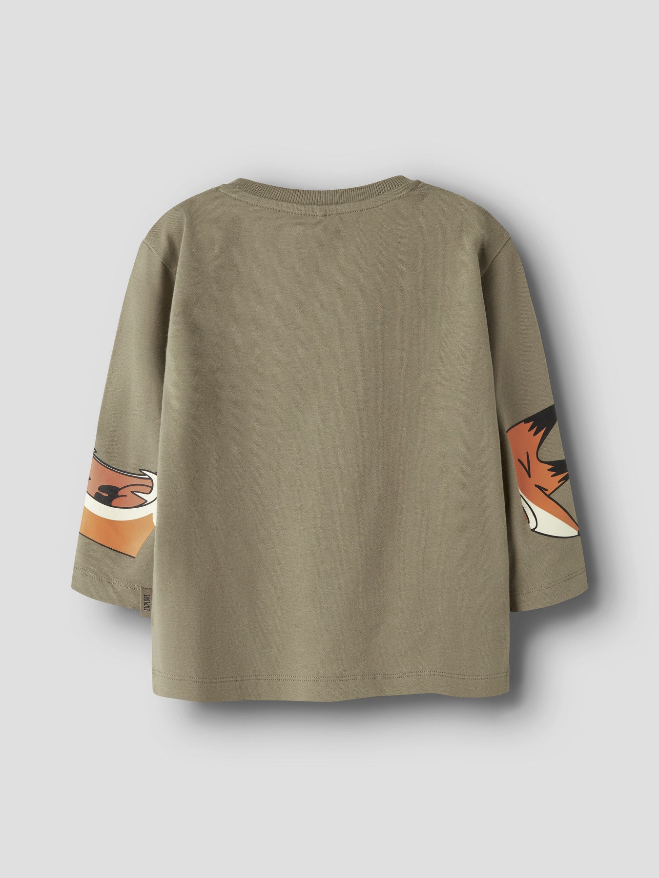 Name it Langarmshirt Otto mit Fuchsprint aus Bio-Baumwolle