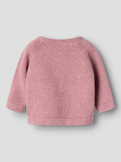 Name it Strickpullover Forana mit Tiergesicht aus Bio-Baumwolle