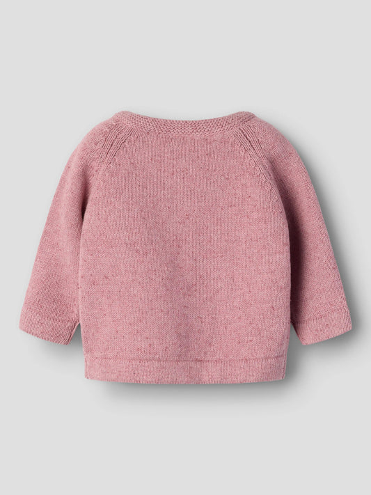 Name it Strickpullover Forana mit Tiergesicht aus Bio-Baumwolle