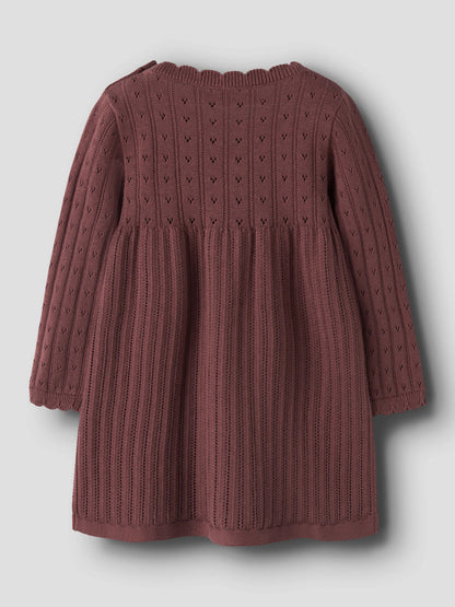 Name it Strickkleid aus Bio-Baumwolle