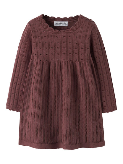 Name it Strickkleid aus Bio-Baumwolle