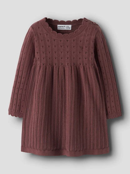 Name it Strickkleid aus Bio-Baumwolle