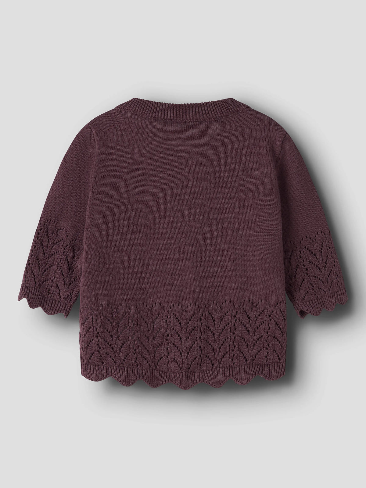 NAME IT Strickjacke Catawba Grape – Rückansicht