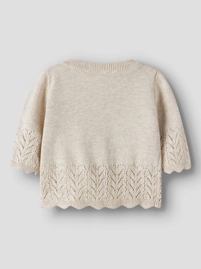 NAME IT Strickjacke Peyote Melange – Rückansicht