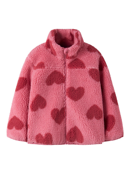 Name it Teddyjacke mit Herzen