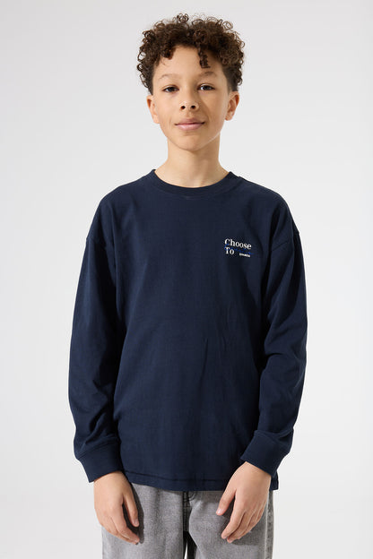 Garcia Langarmshirt mit Rückenprint