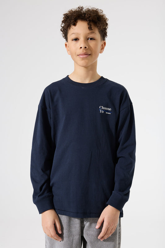 Garcia Langarmshirt mit Rückenprint