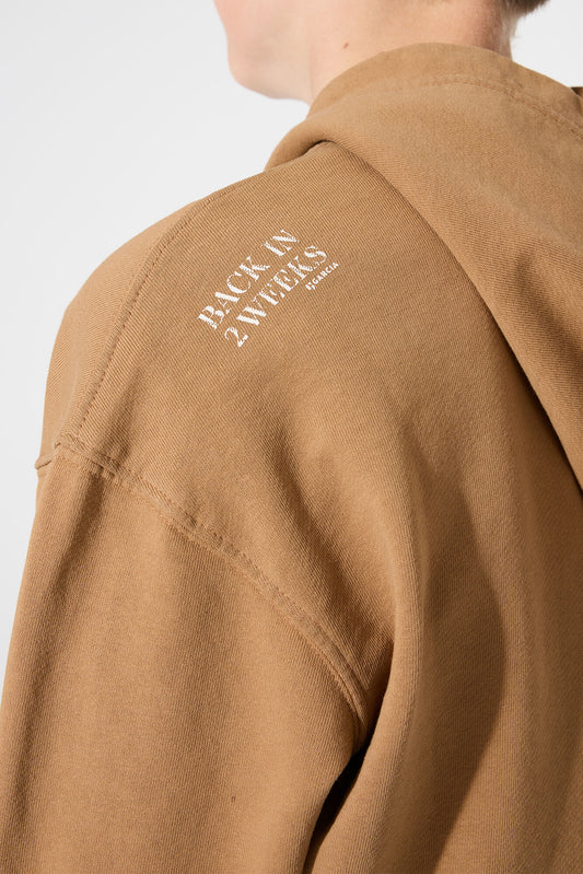 Garcia Hellbraune Sweatjacke