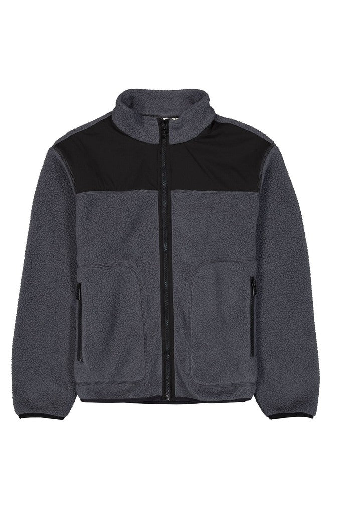 Garcia Dunkelgraue Teddyjacke