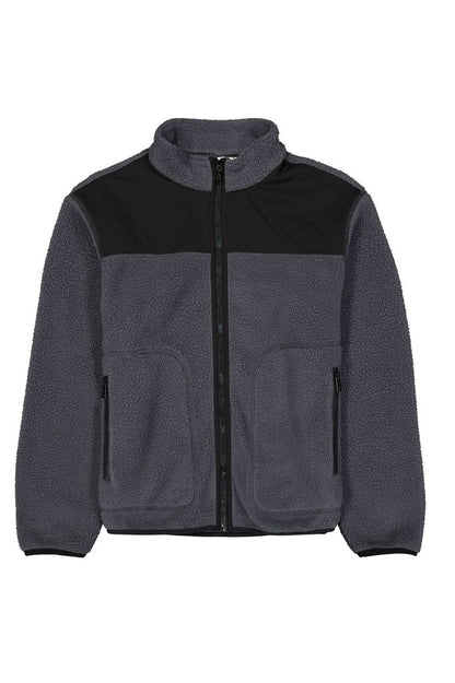 Garcia Dunkelgraue Teddyjacke