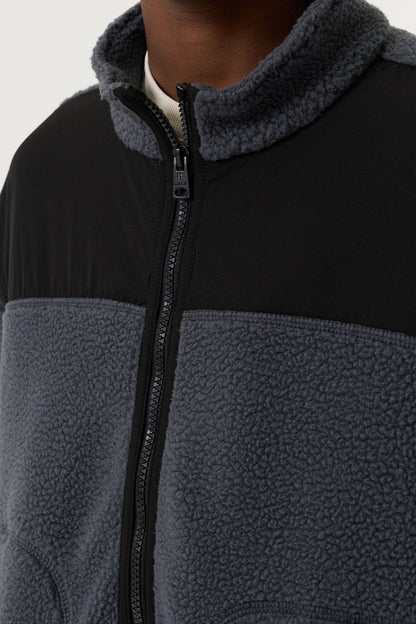 Garcia Dunkelgraue Teddyjacke