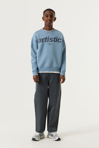 Garcia Dunkelgraue Hose
