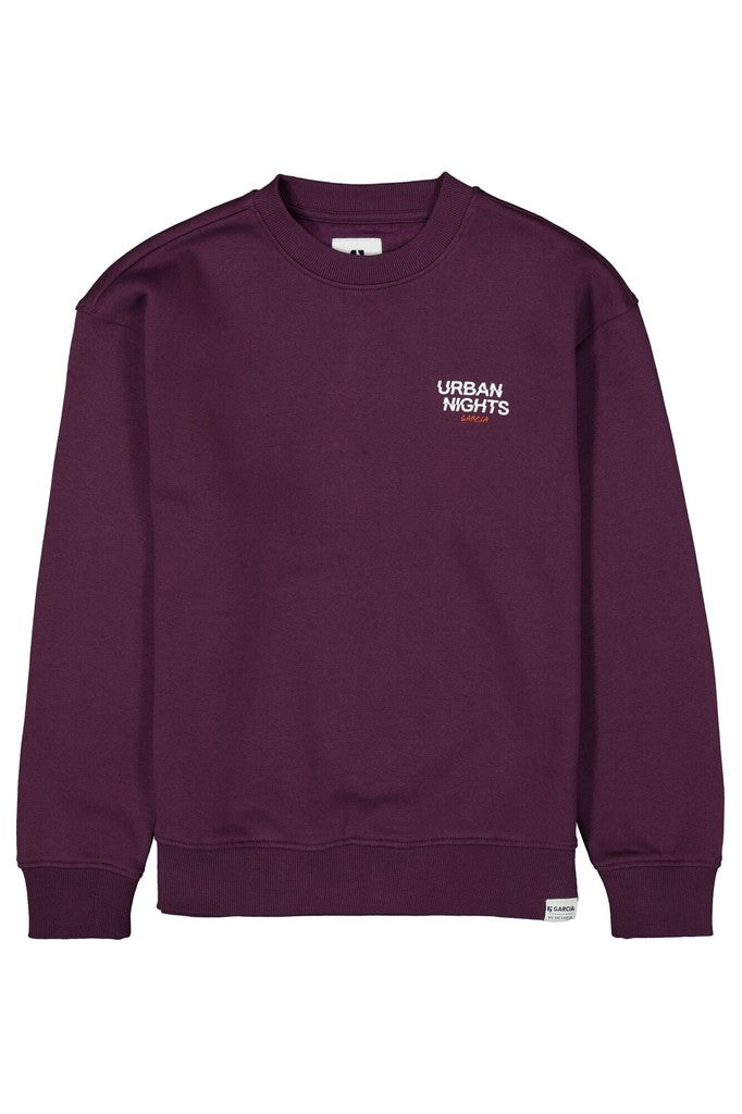 Garcia Sweatshirt mit Rückenprint