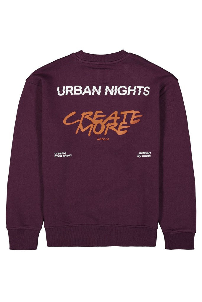 Garcia Sweatshirt mit Rückenprint