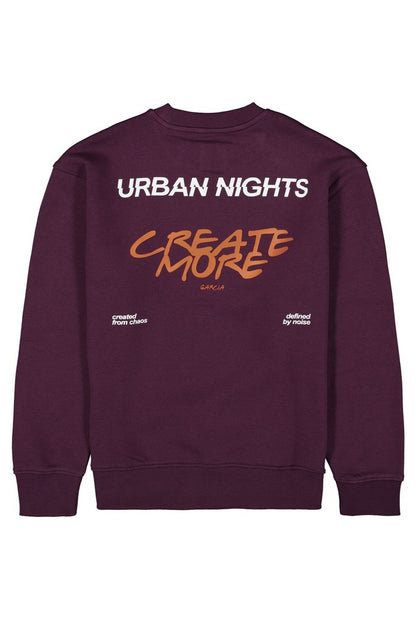 Garcia Sweatshirt mit Rückenprint
