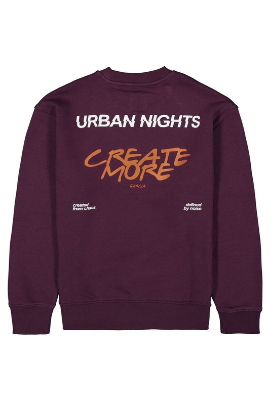 Garcia Sweatshirt mit Rückenprint