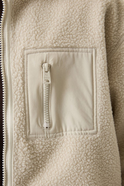 Garcia Beige Fleecejacke