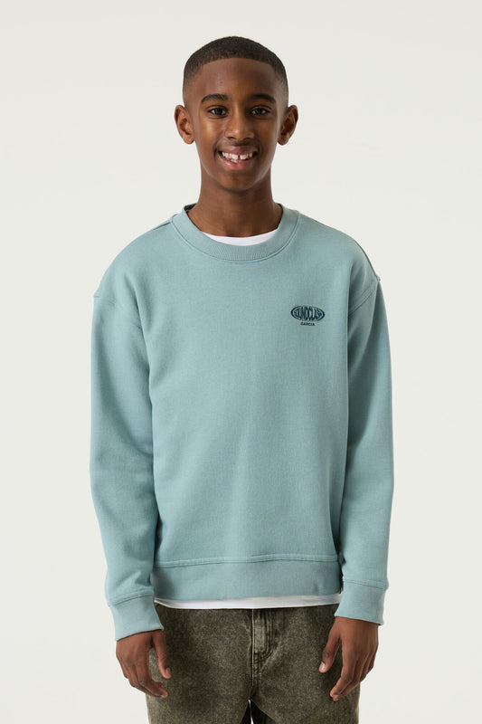 Garcia Türkisfarbenes Sweatshirt