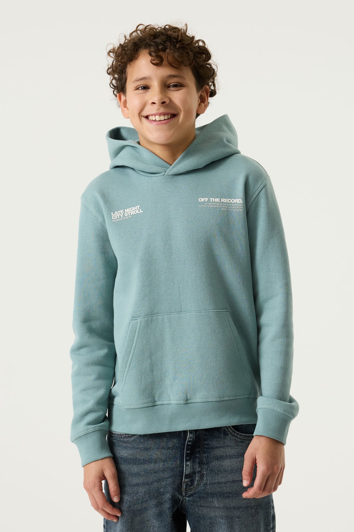 Garcia Türkisfarbener Hoodie