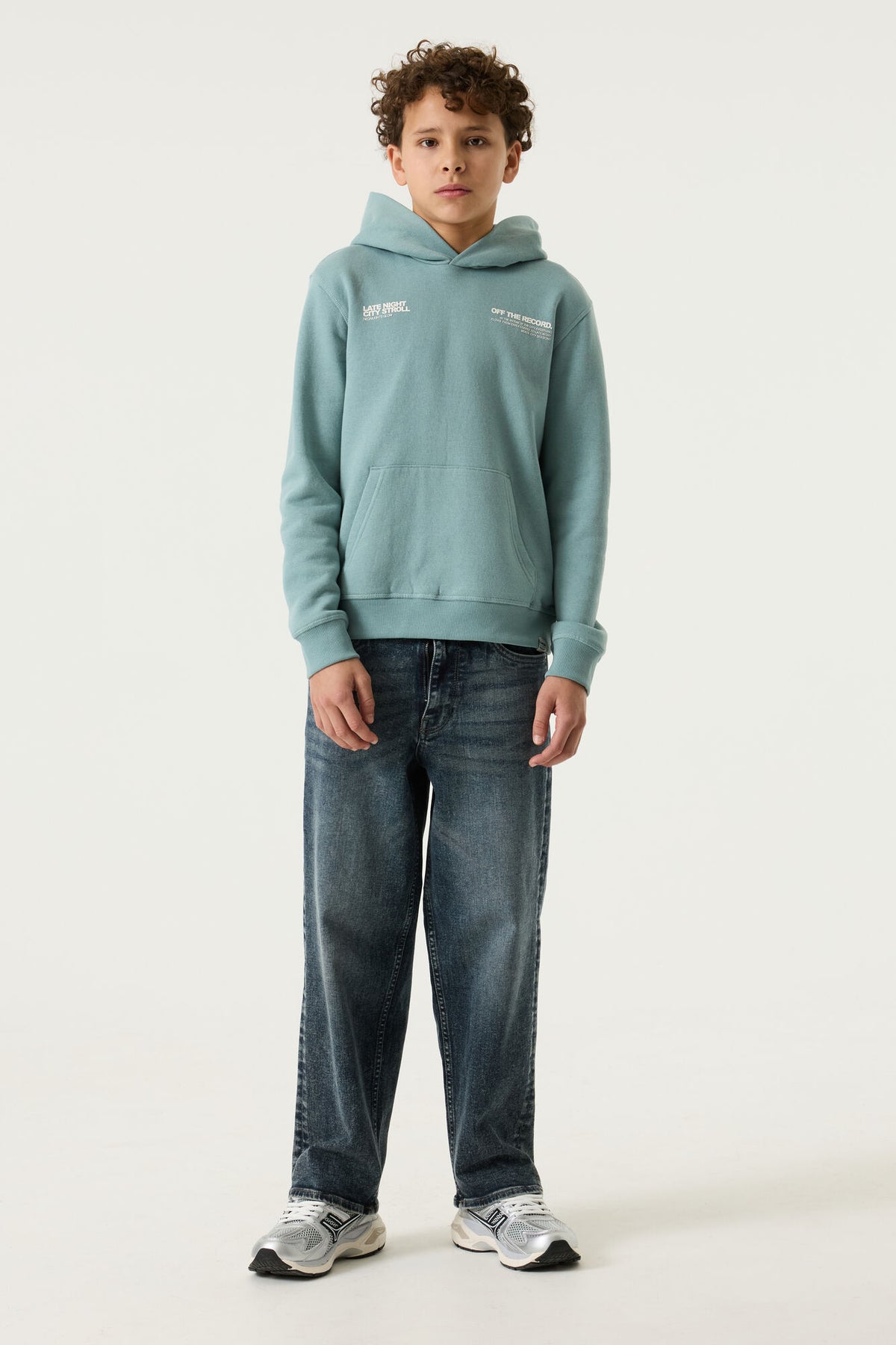 Garcia Türkisfarbener Hoodie