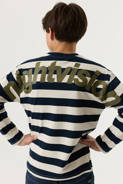 Garcia Langarmshirt gestreift